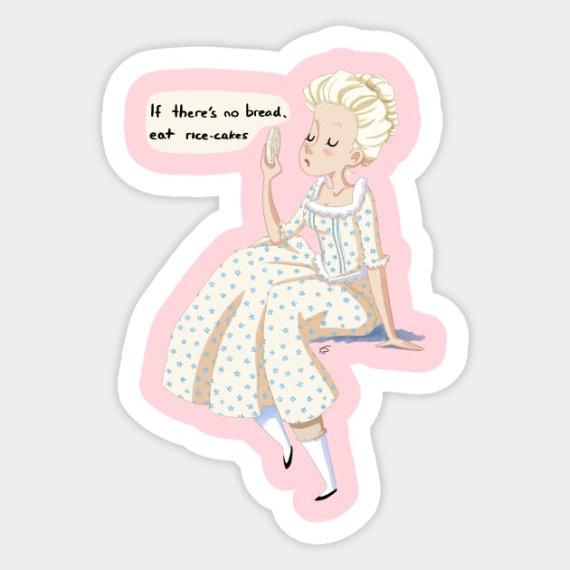 Passover marie antoinette Sticker by DanniSketches